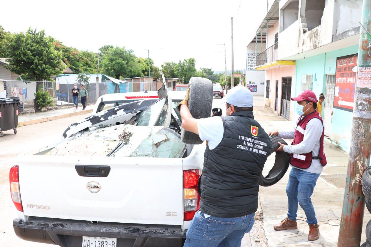 Arranca Ayuntamiento de Tuxtla Jornada de Descacharramiento en San José Terán