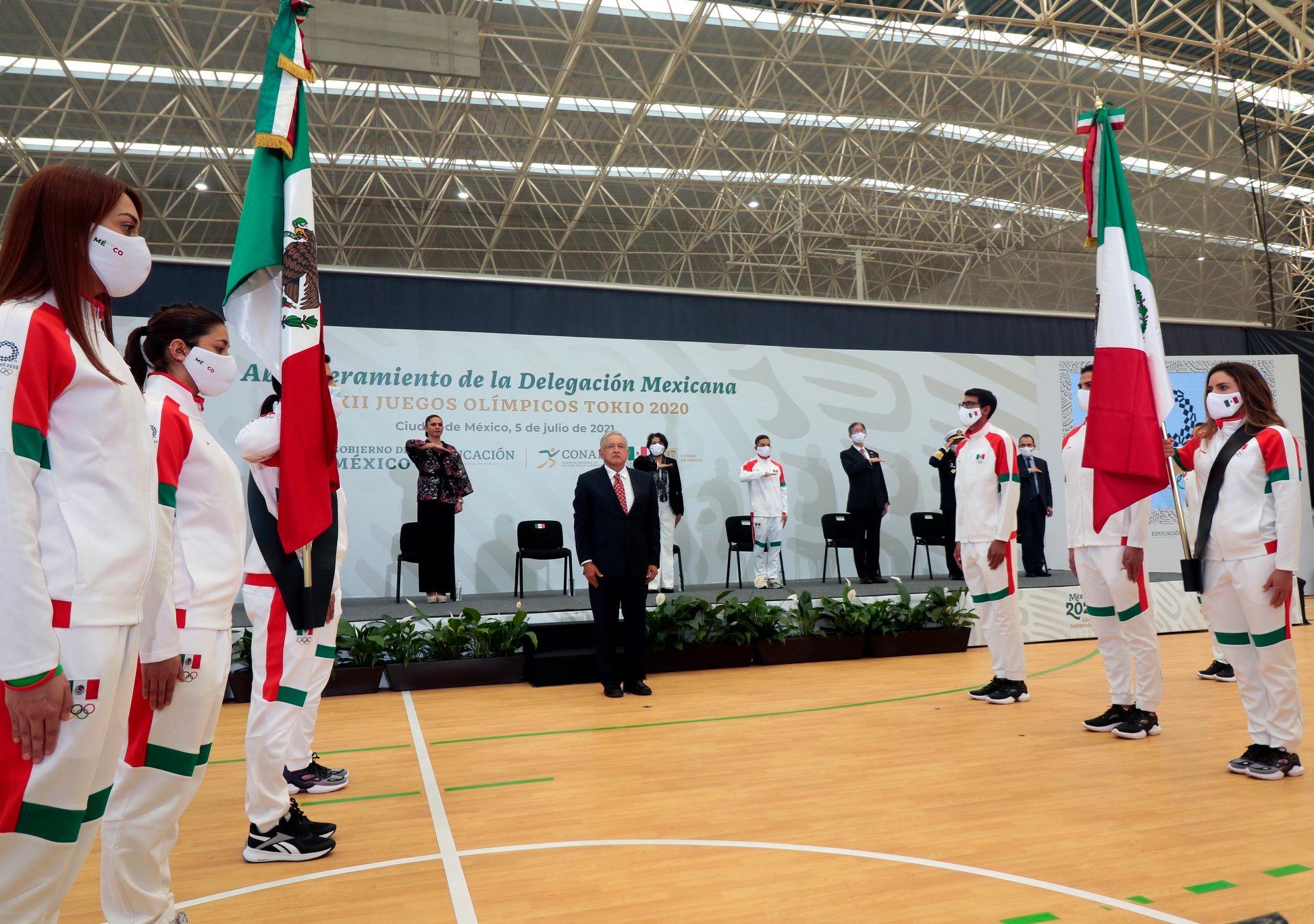 Abanderamiento de la Delegación Mexicana para los XXXII Juegos Olímpicos Tokio 2020