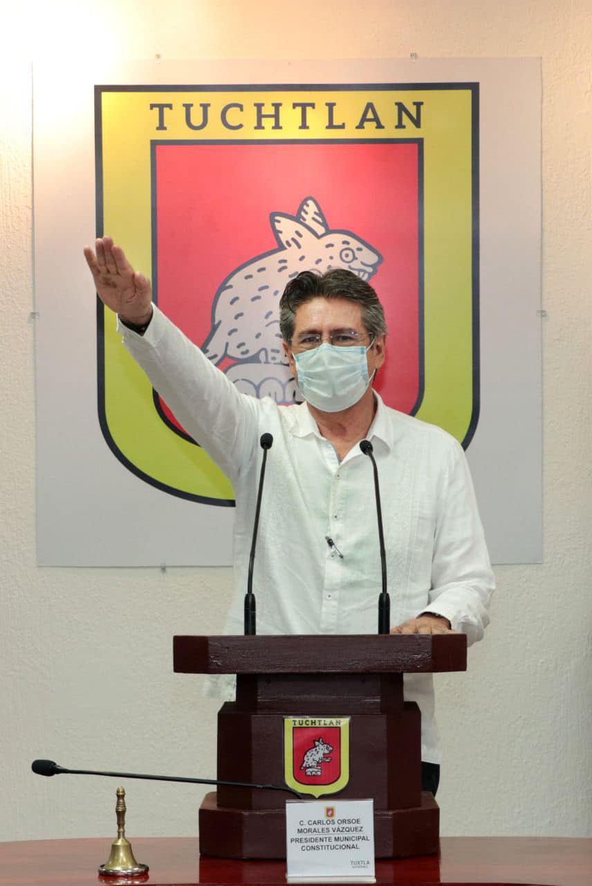 Toma protesta Carlos Morales como presidente de Tuxtla y el Cabildo para la administración 2021-2024