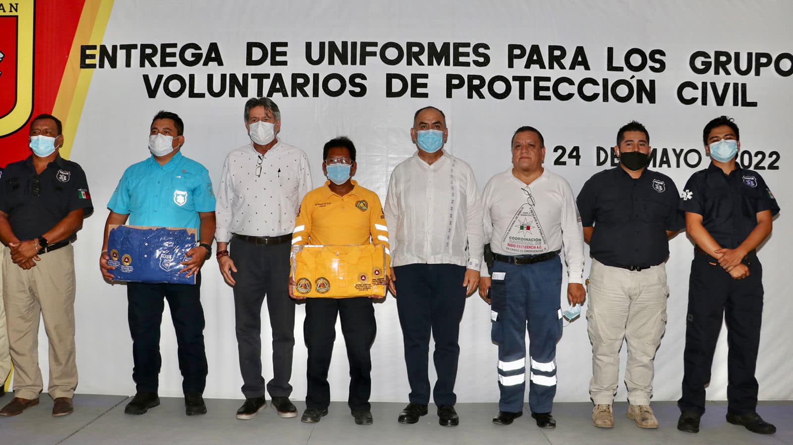 Reconocen esfuerzo y colaboración de Grupos Voluntarios de Protección Civil en Tuxtla