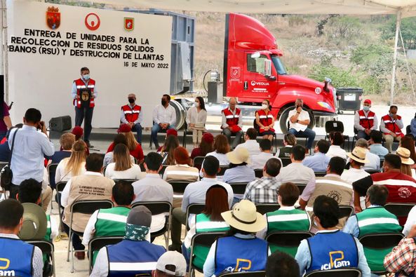 Suman nuevos camiones recolectores de basura para Tuxtla Gutiérrez