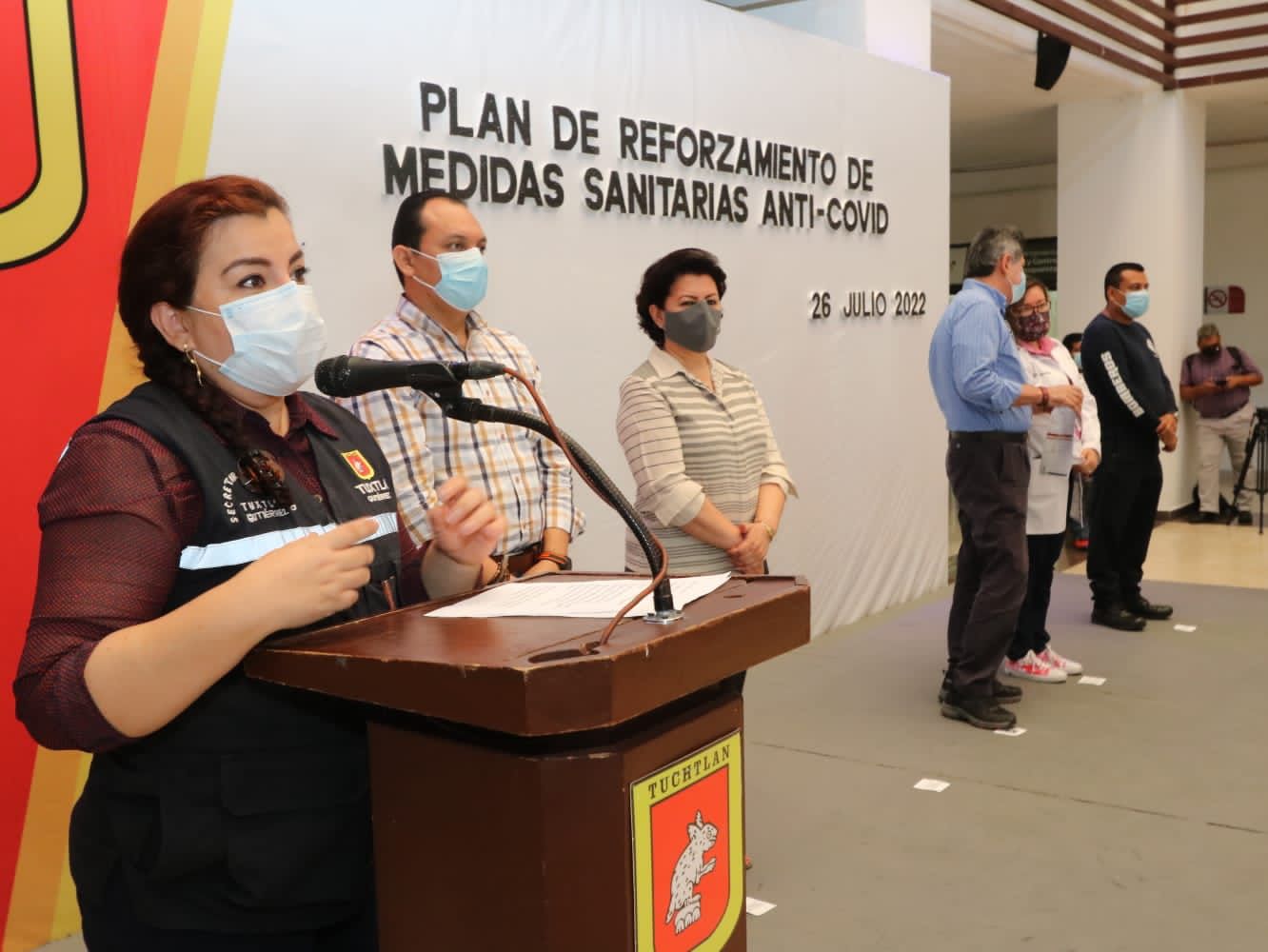 Inicia el Plan de reforzamiento de medidas sanitarias Anti-COVID en Tuxtla