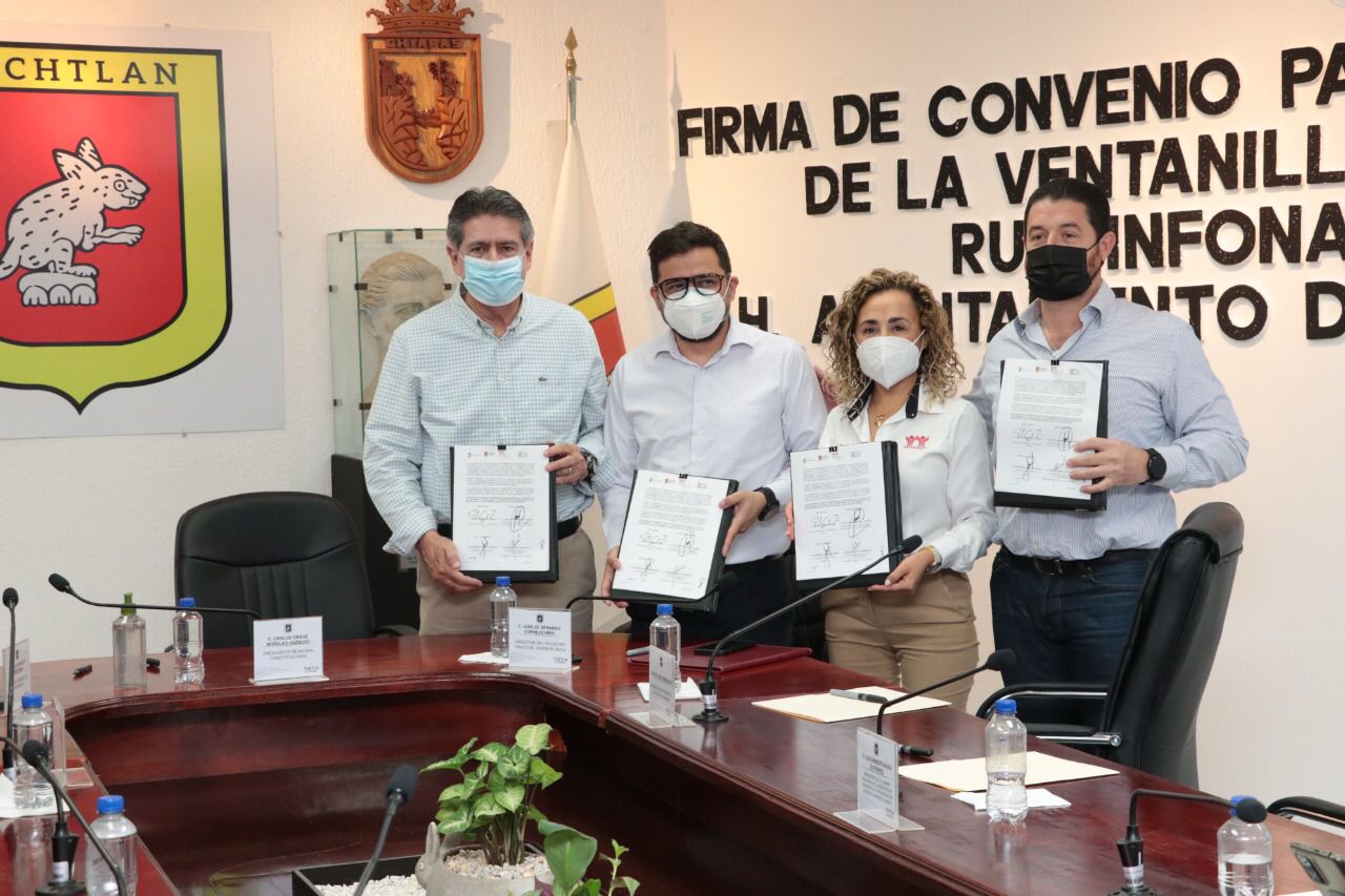 Ayuntamiento de Tuxtla e INFONAVIT firman convenio de simplificación de trámites para la vivienda