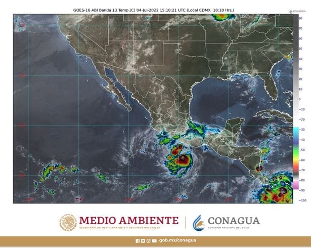 Pron´ostico del tiempo para hoy lunes 4 de junio de 2022