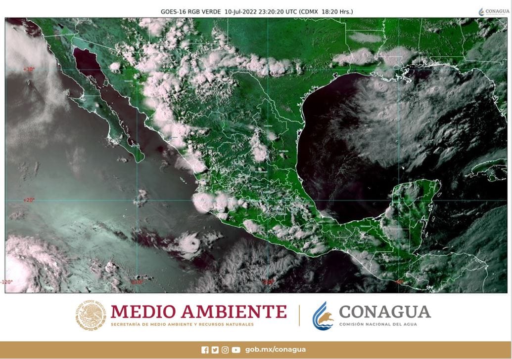 Pronóstico del tiempo para hoy 11 de julio de 2022.