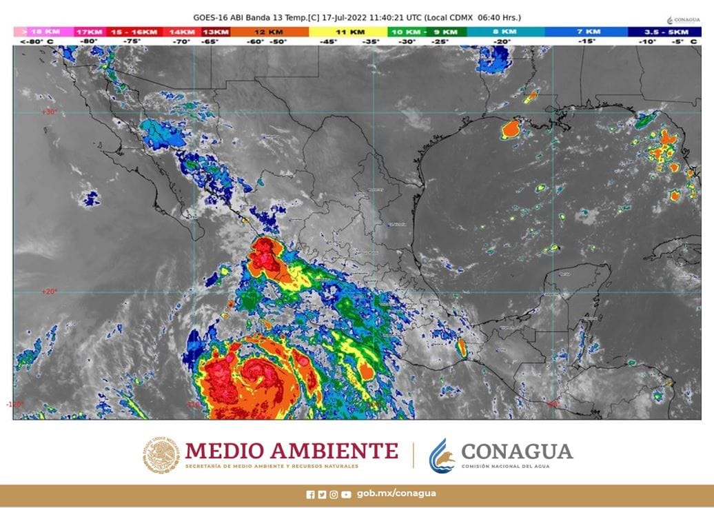 Pronóstico del tiempo para hoy domingo 17 de julio