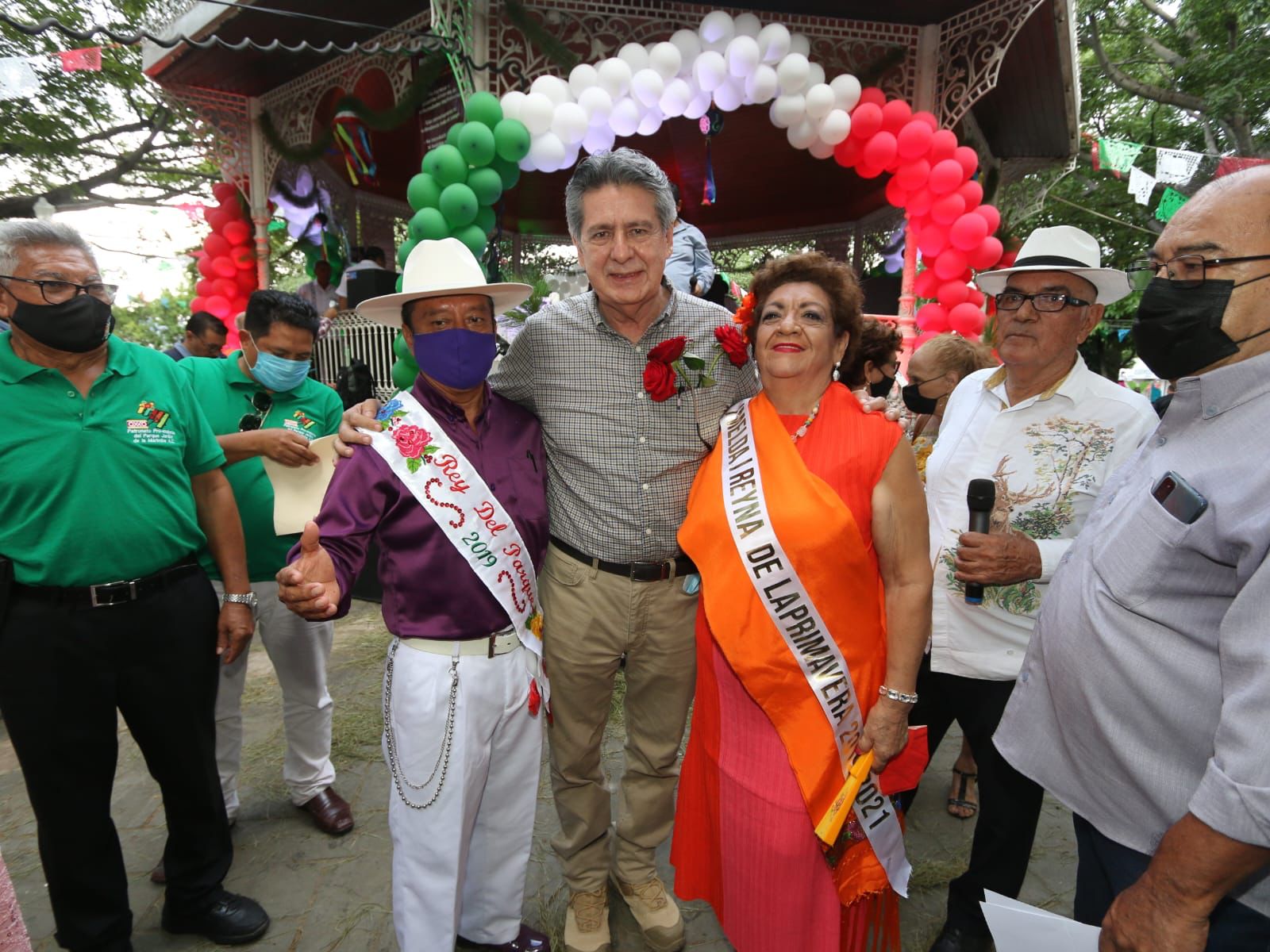 Celebró Carlos Morales el 29 aniversario del Parque Jardín de la Marimba