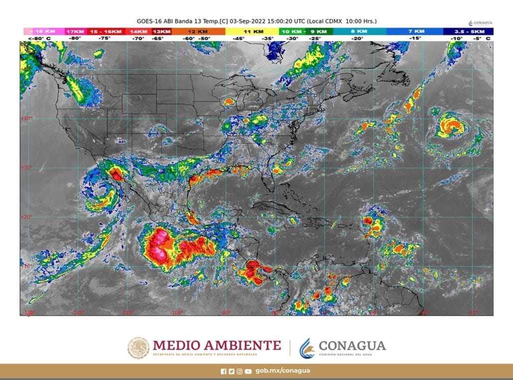 Pronóstico del tiempo para hoy sábado 03 de septiembre de 2022