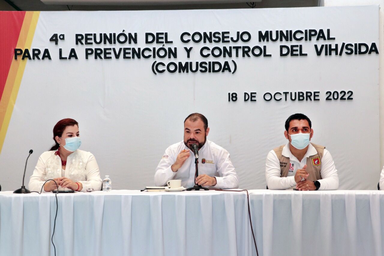 Realiza Secretaría de Salud Municipal 4ª Reunión del COMUSIDA en Tuxtla Gutiérrez