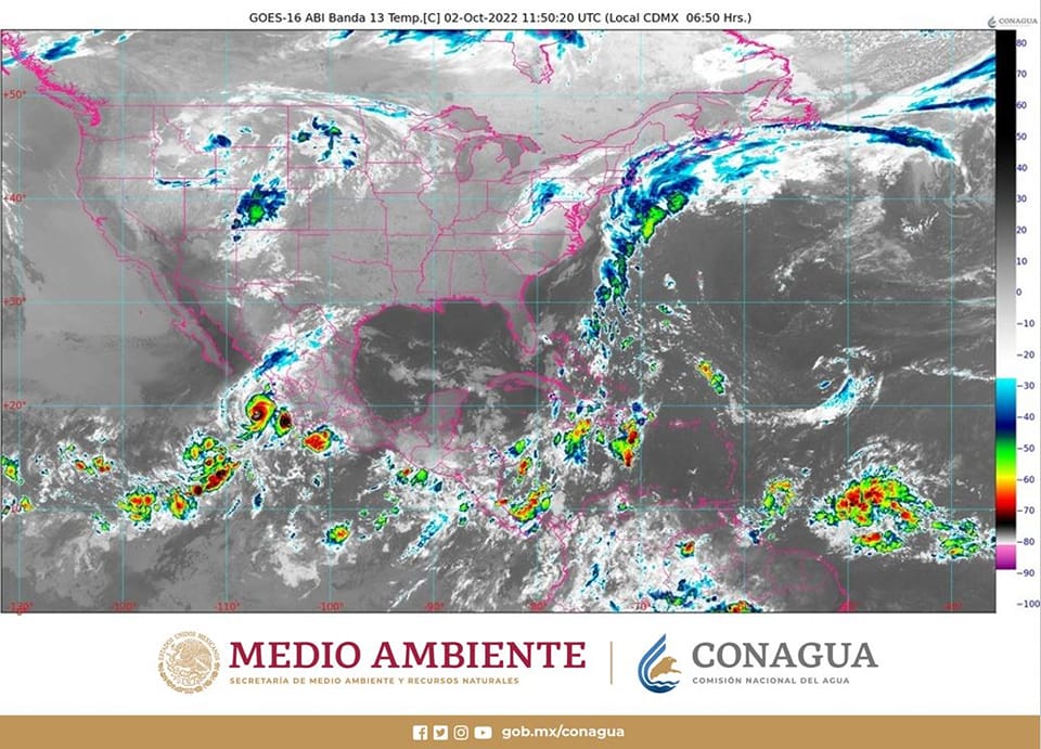 Pronóstico del tiempo para hoy domingo 02 de octubre de 2022