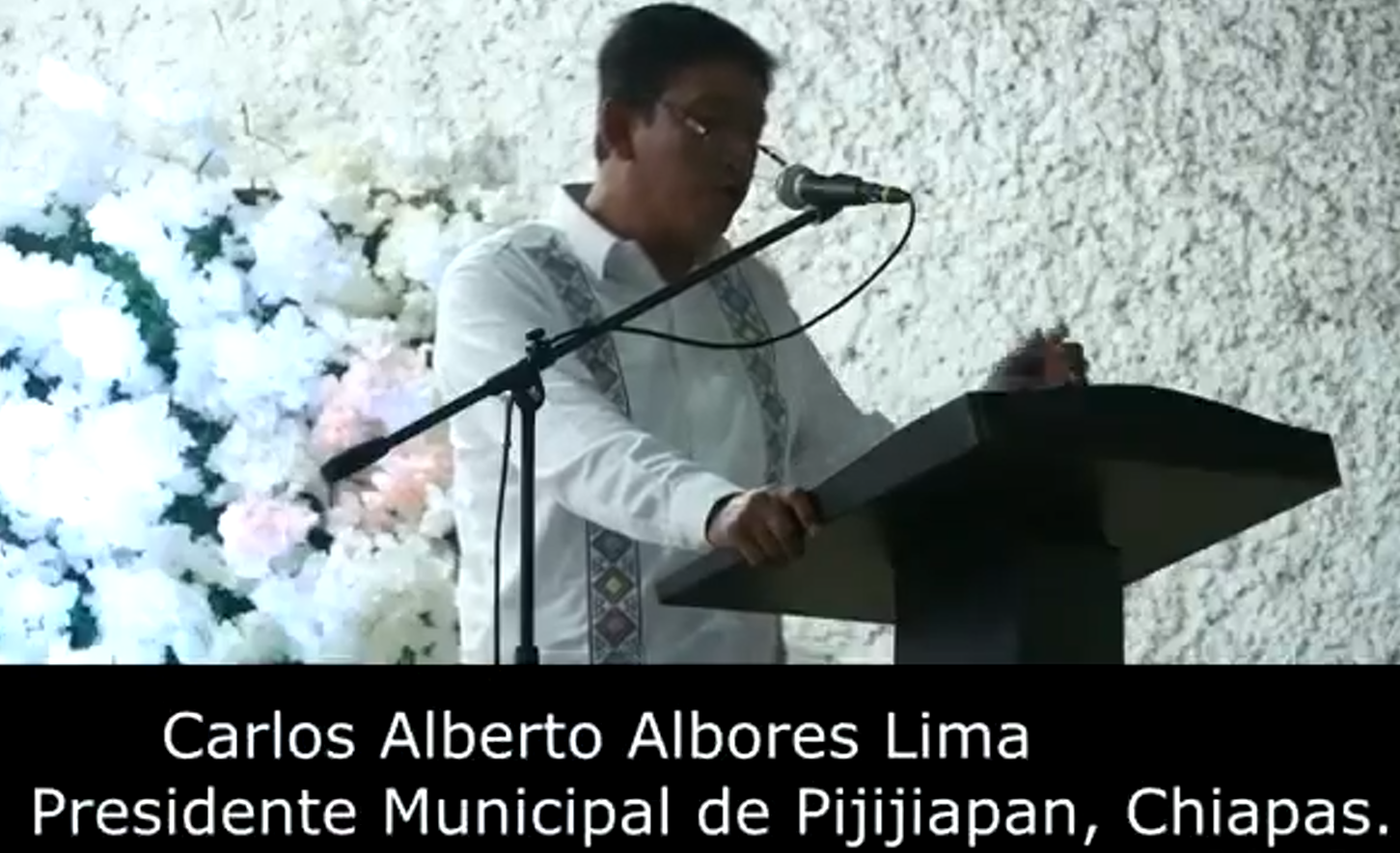 Contento y satisfecho con los resultados de mi gobierno: Carlos Albores Lima, alcalde de Pijijiapan