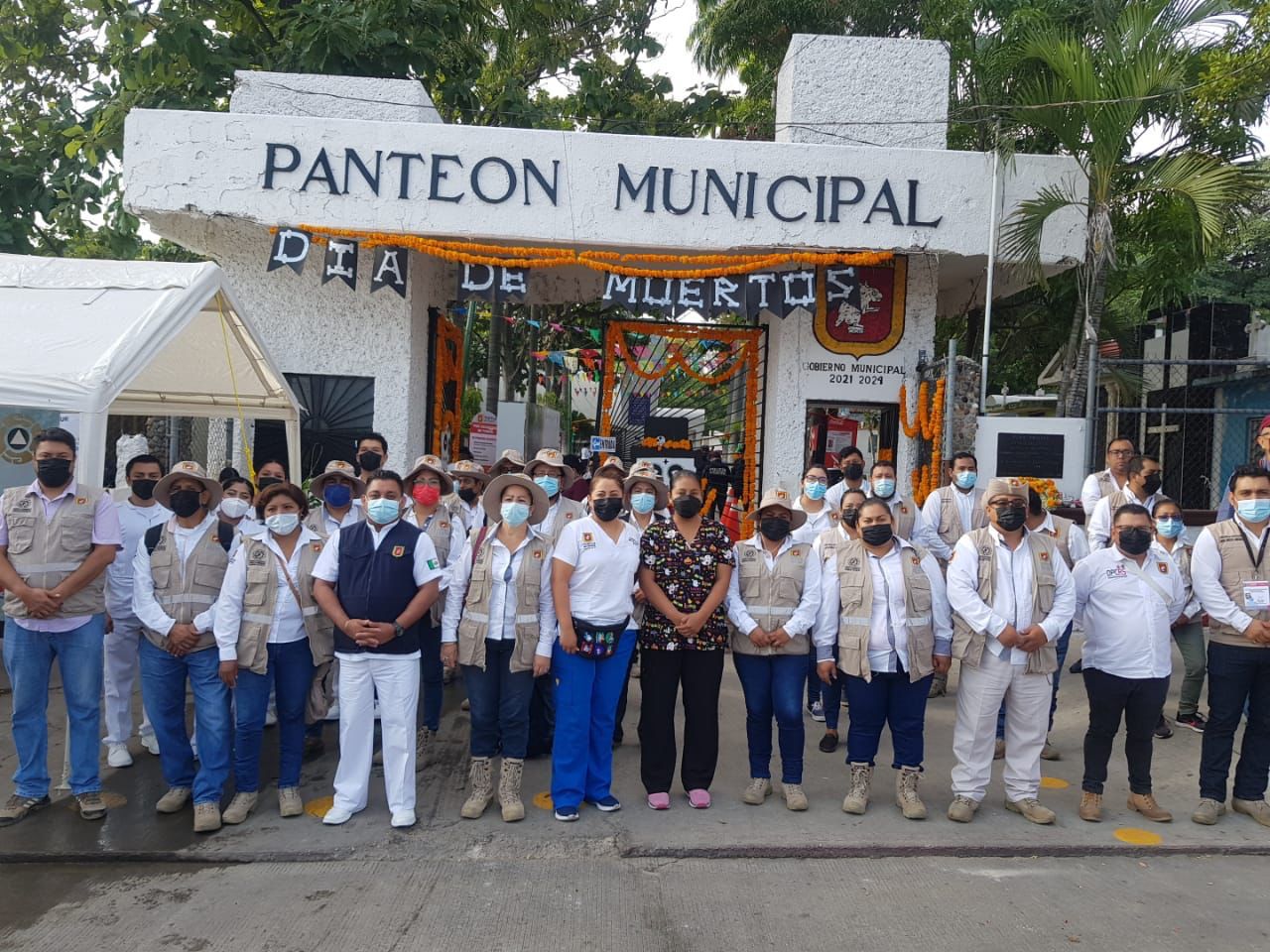 Más de 162 mil visitantes a panteones en Día de Muertos; Saldo blanco para Tuxtla