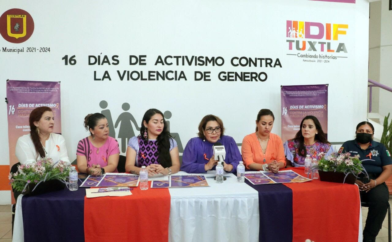 16 DÍAS DE ACTIVISMO EN TUXTLA CONTRA LA VIOLENCIA DE GENERO