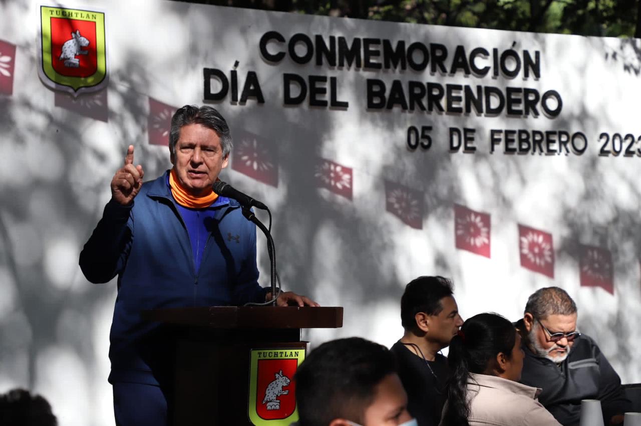 Celebran Día del Barrendero en el Circuito Recreativo y Deportivo Tuchtlán