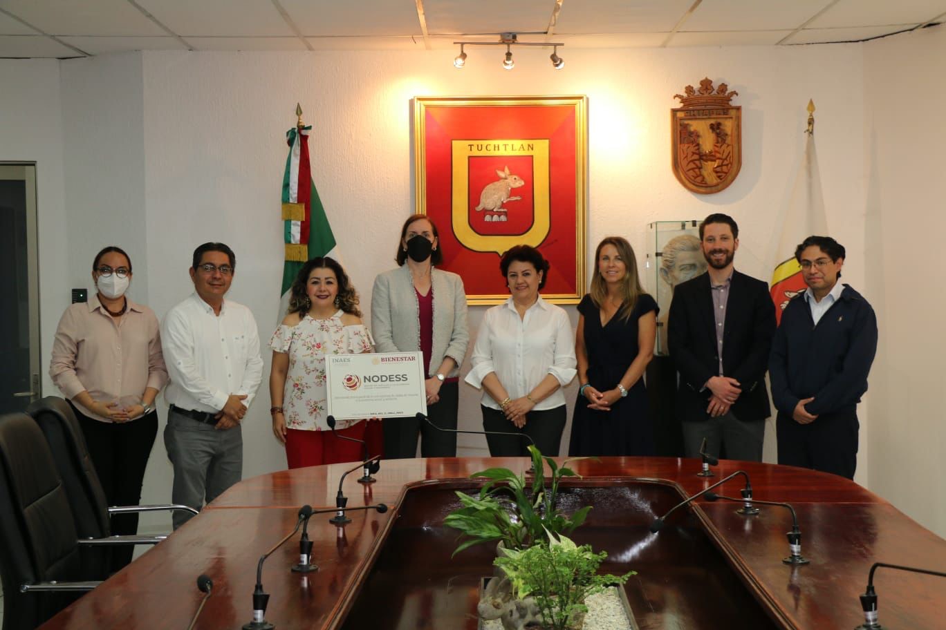 Visita Jennifer Davis Paguada al Ayuntamiento de Tuxtla