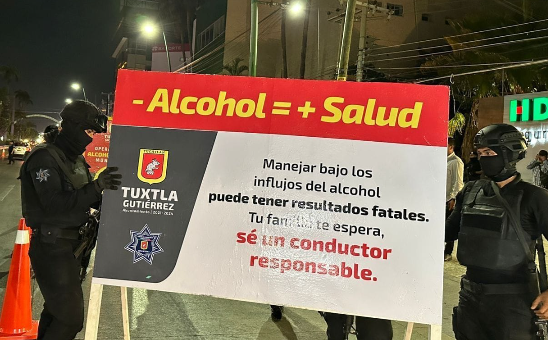 Arranca con éxito Operativo Alcoholímetro Municipal