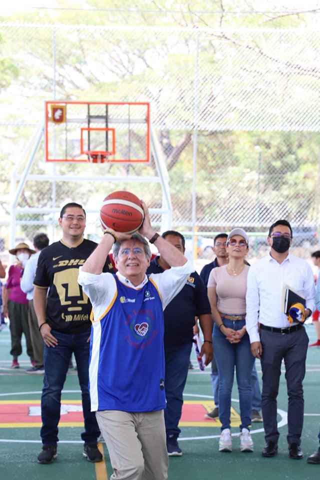 Carlos Morales, comprometido con el deporte y la cultura, inaugura un domo más en Tuxtla Gutiérrez.