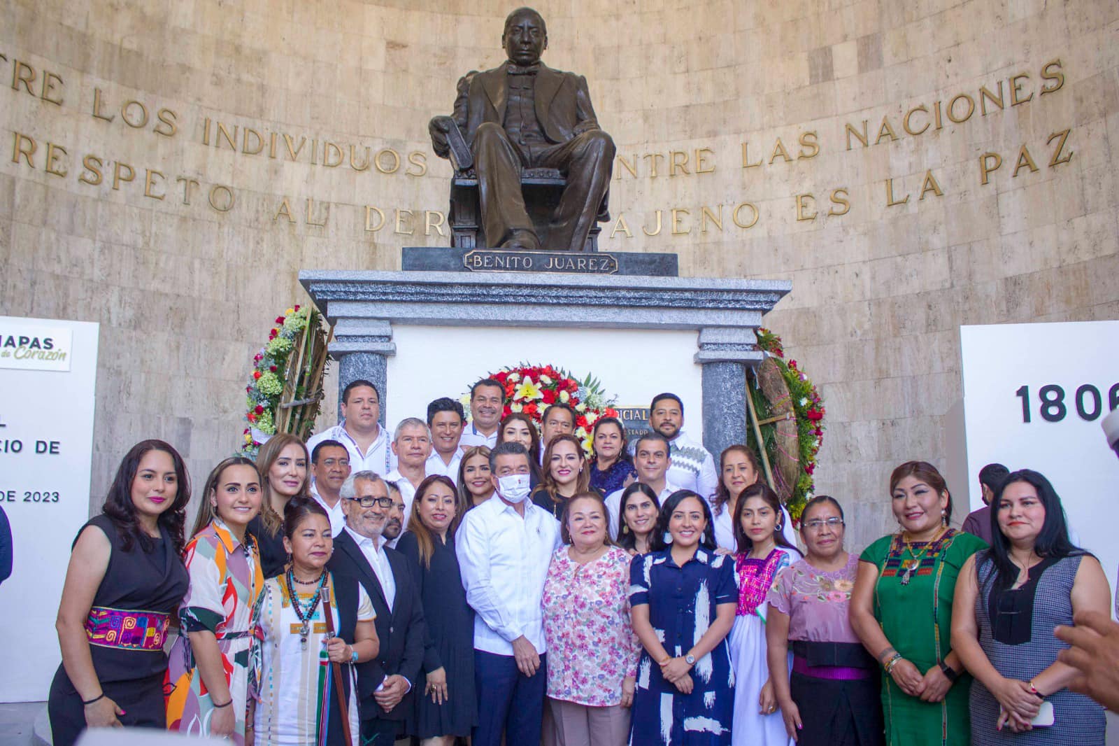 Ceremonia Conmemorativa al CCXVII Aniversario del Natalicio de “Don Benito Juárez García “