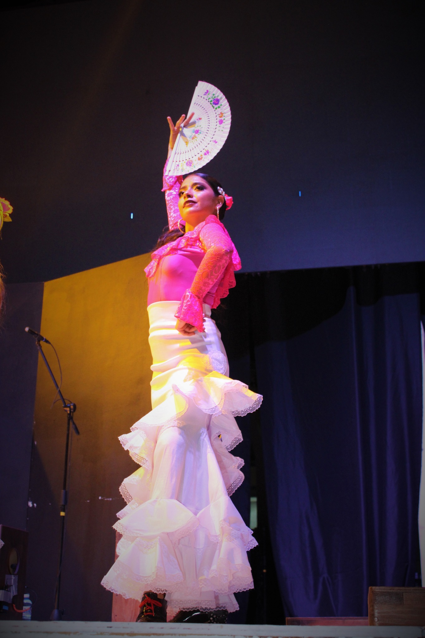 Compañía de Flamenco “La Comino” en el marco del Festival Mundo Maya en Palenque, Chis.