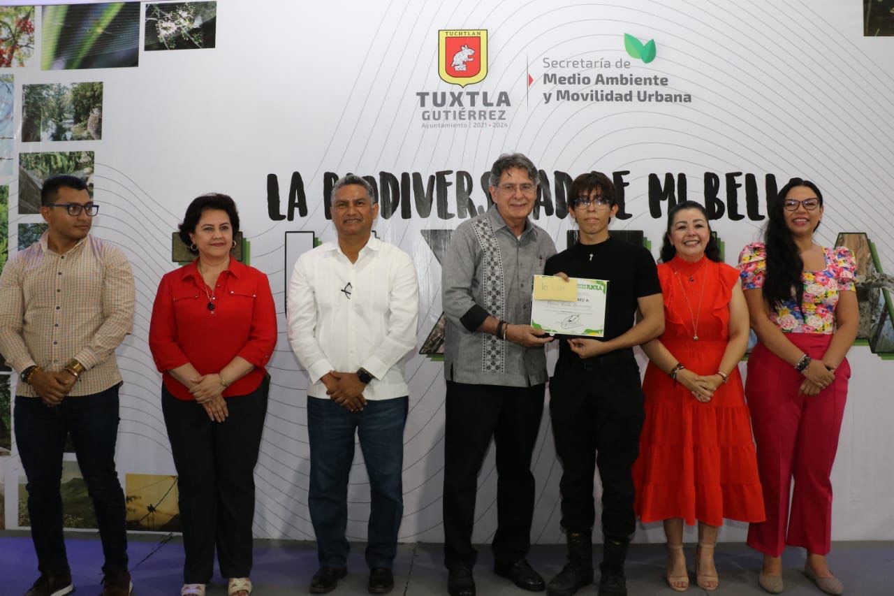 Premiación del Concurso de Fotografía “La Biodiversidad de mi Bello Tuxtla” 2023.