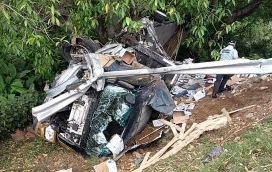 Accidente en la vía carretera Tonalá – Pijijiapan