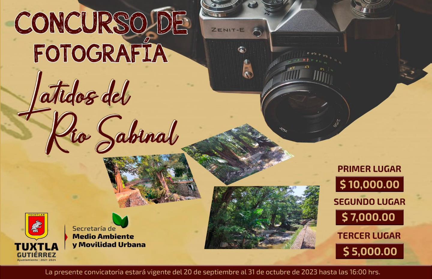 Concurso de Fotográfia «Latidos del Río Sabinal».