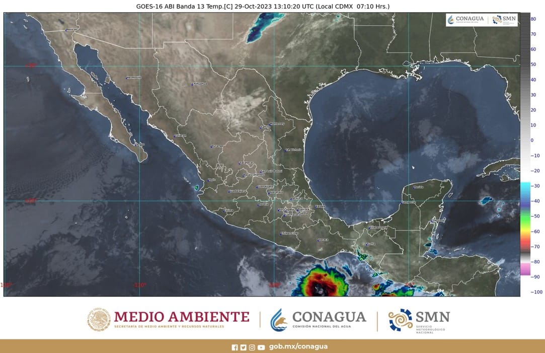 Pronóstico del tiempo para hoy domingo 29 de octubre de 2023