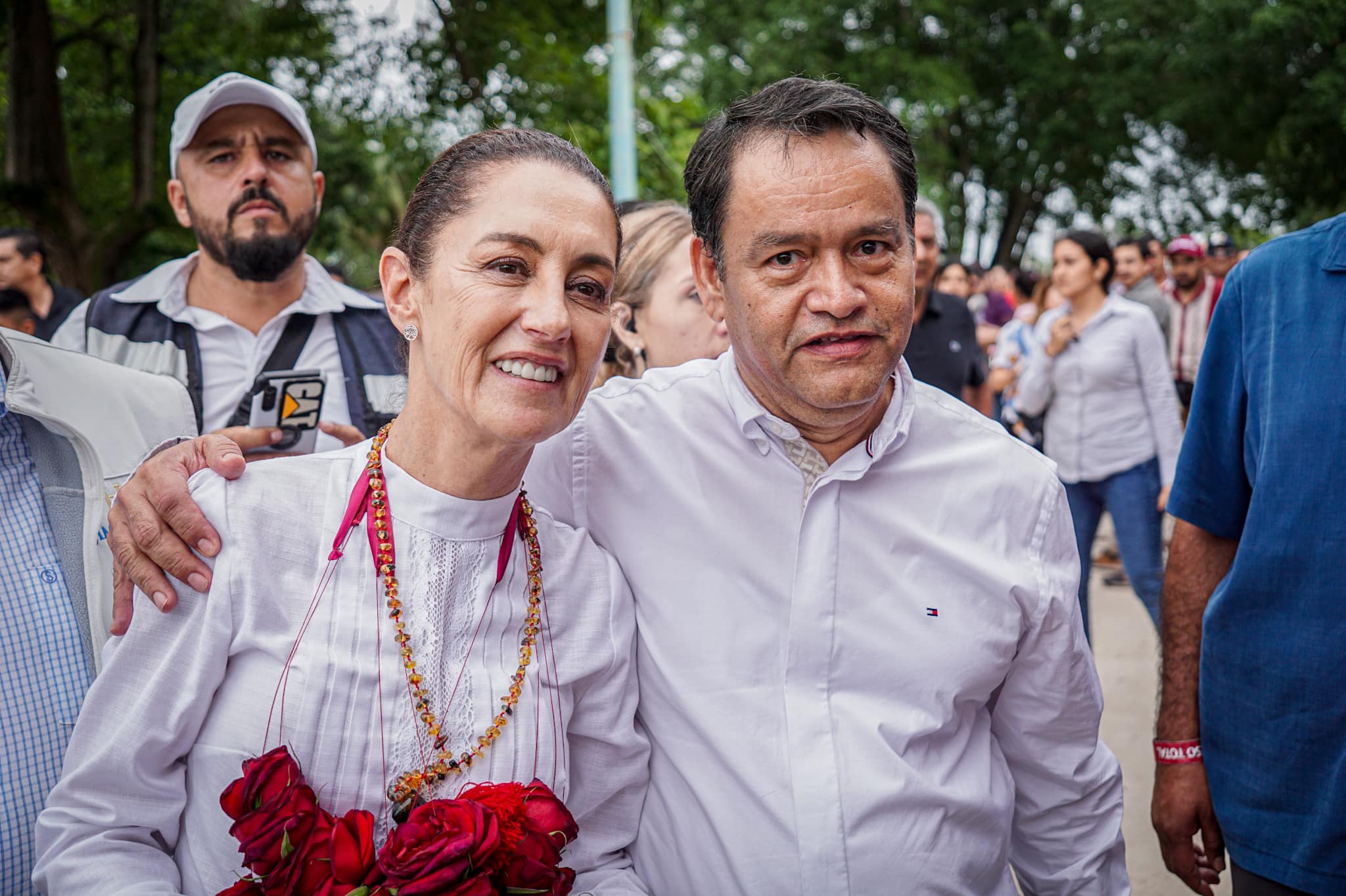 El Dip. Carlos Morelos Rodríguez acompañó a la Dra. Claudia Sheinbaum Pardo