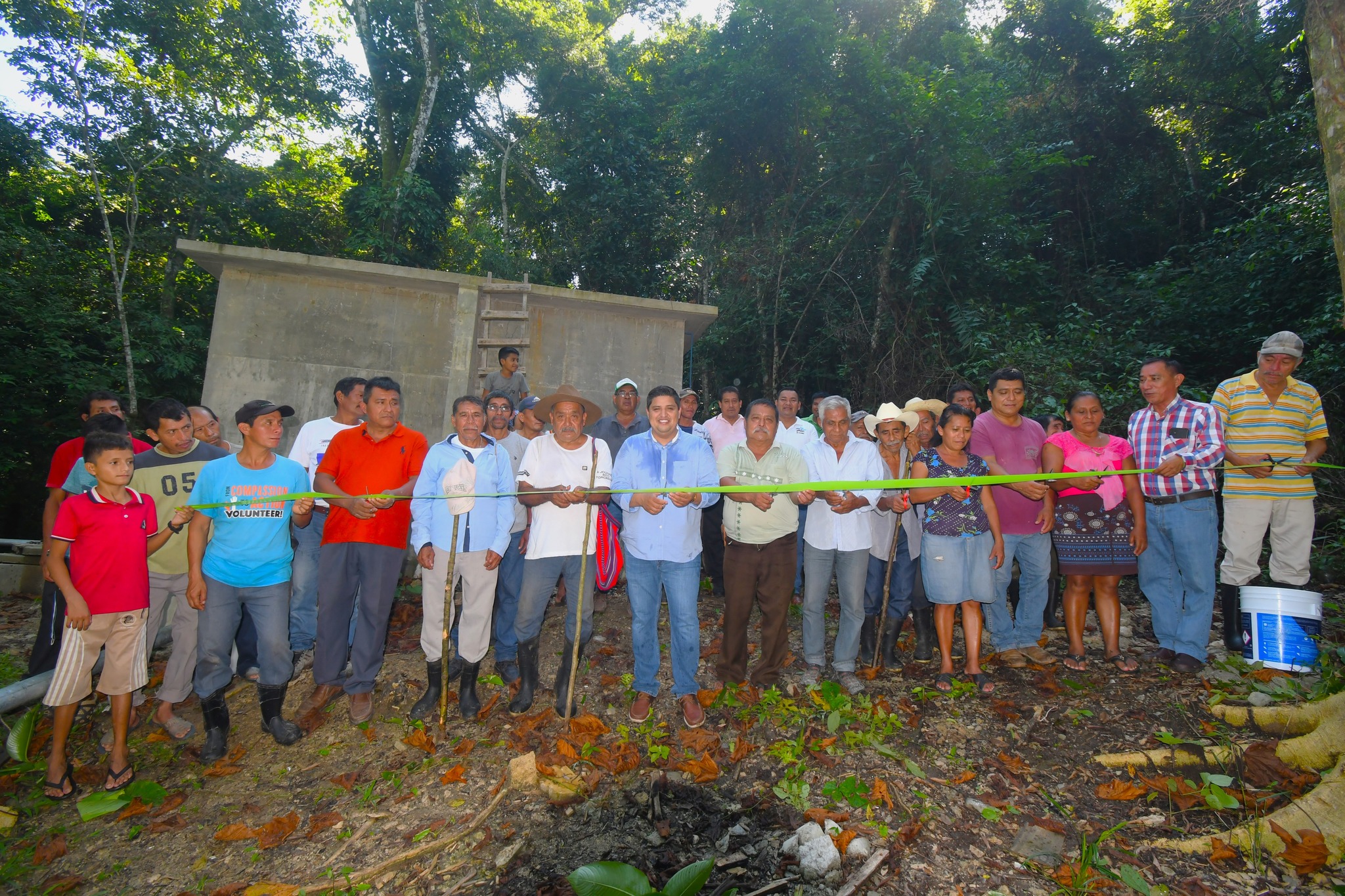 Obra de abastecimiento de Agua Potable para la localidad de San Manuel, Palenque, Chiapas.