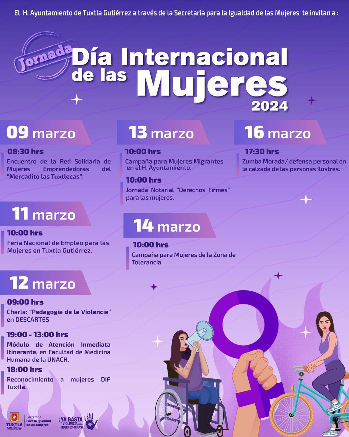 Mañana 8M «Día Internacional de las Mujeres”.