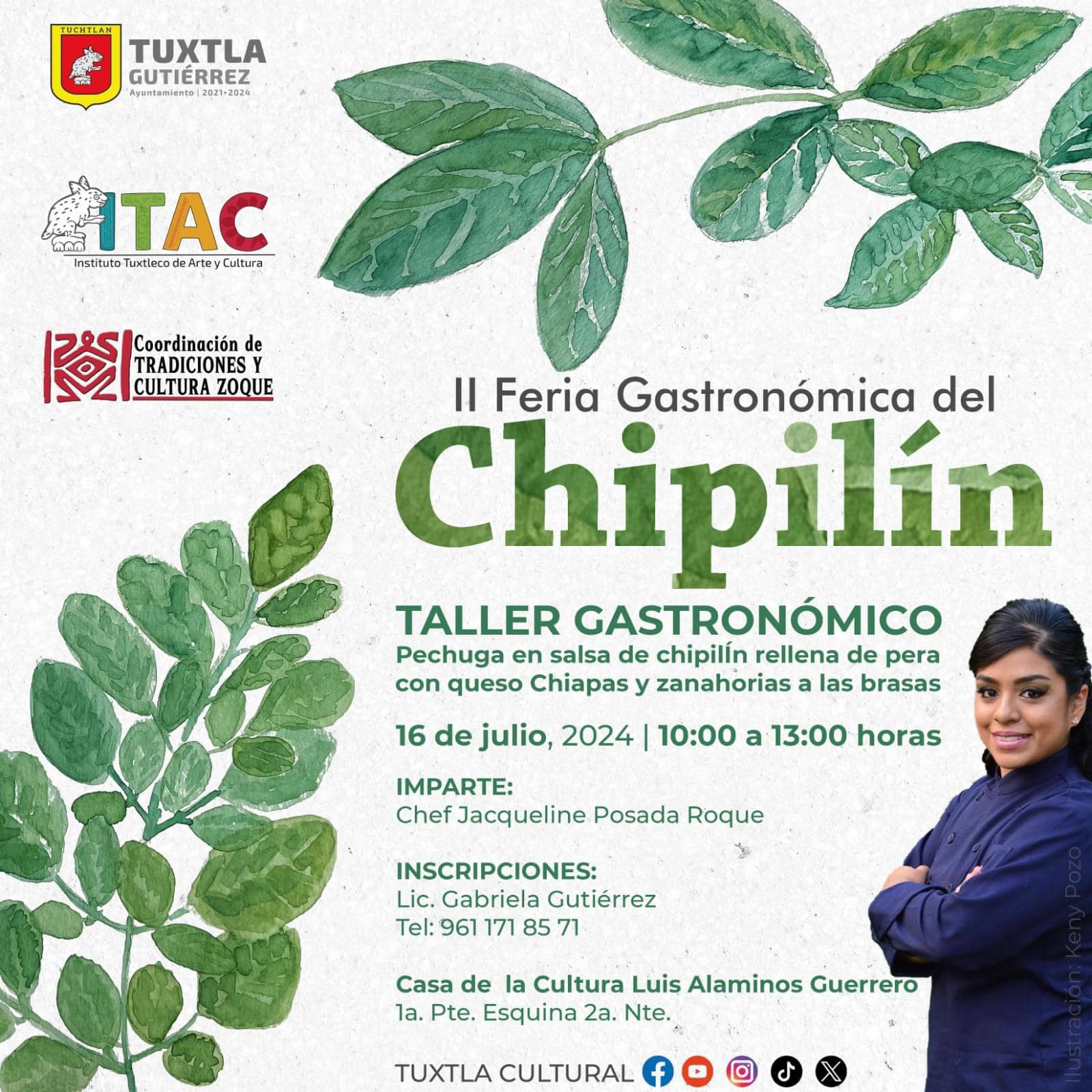 II Feria Gastronómica del Chipilín en TGZ