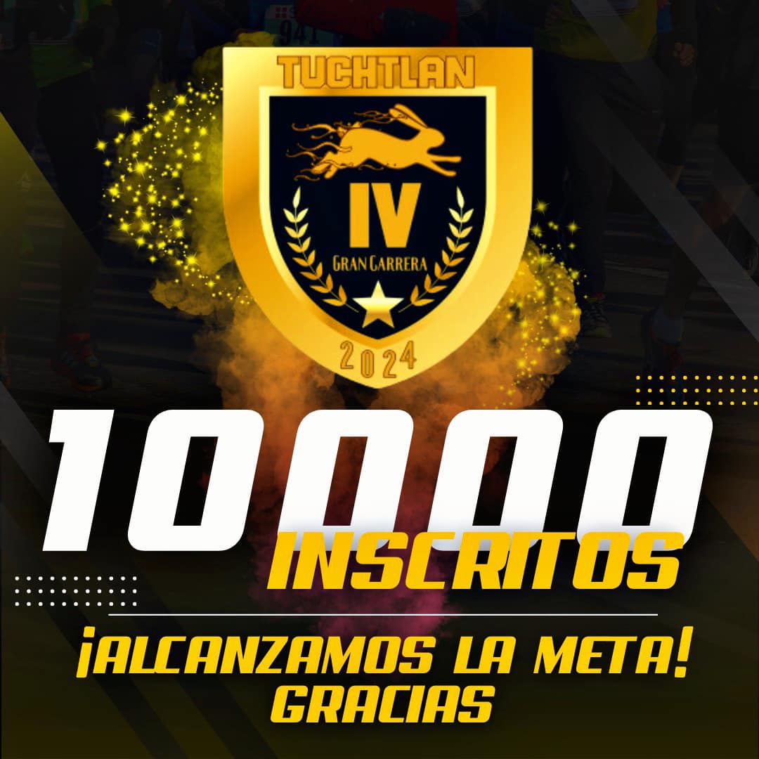 Ya somos 10 mil competidores inscritos en la Carrera Tuxtlan