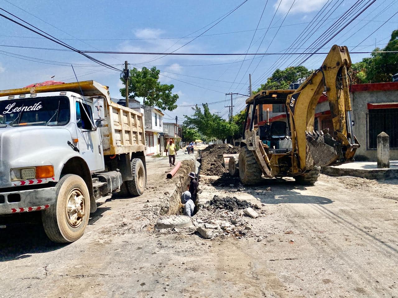 Rehabilitación de drenaje sanitario en TGZ