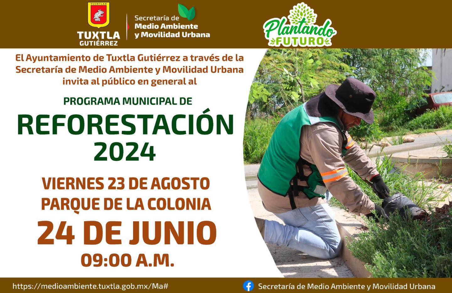 Jornada de reforestación en TGZ