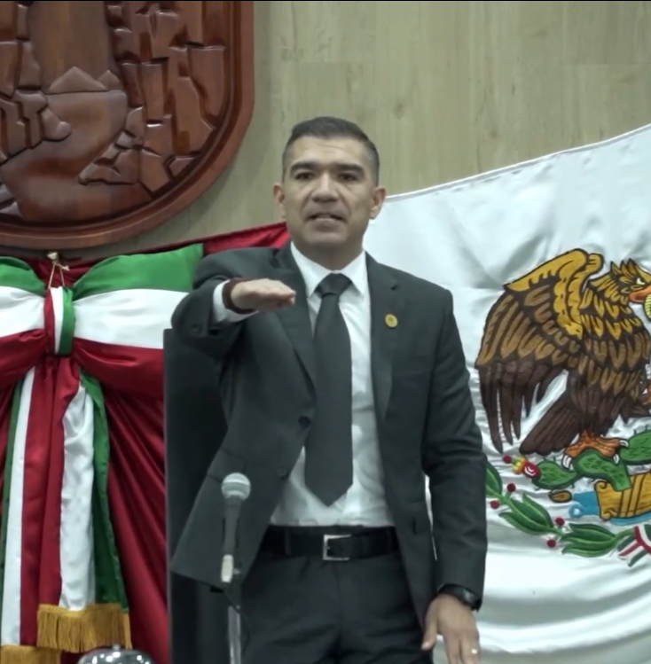 Mensaje del Diputado Presidente de la Mesa Directiva de la Sexagésima Novena Legislatura de Chiapas, Luis Ignacio Avendaño Bermúdez.